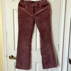 Corduroy bootcut pants